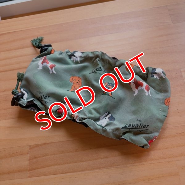 画像1: 【SALE】(5)キャバリア柄　迷彩柄　クールネック (1)