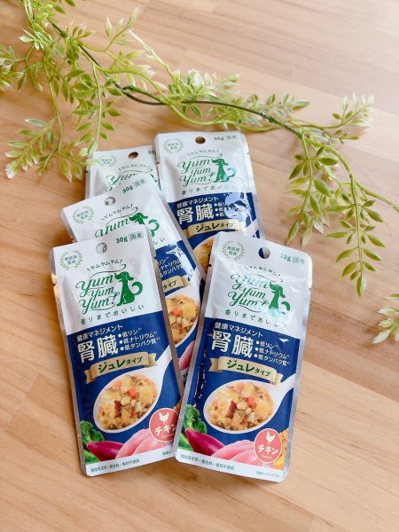 画像1: Yum Yum Yum!ジュレ仕立て　健康マネジメント腎臓【チキン30ｇ】 (1)