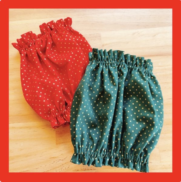 画像1: クリスマススタースヌード (1)