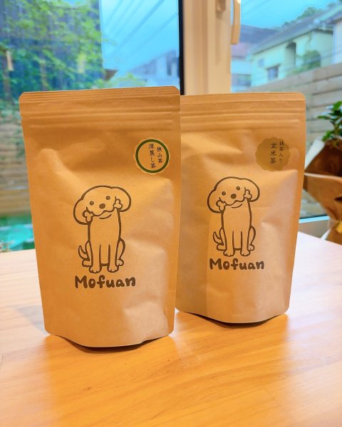 画像1: Mofuan オリジナルお茶（深蒸し茶・抹茶入り玄米茶） (1)